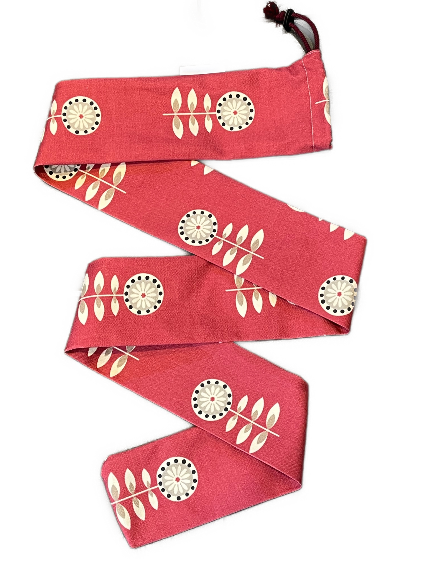 60" Red Flower Archery Bow Bag/Sock/Carrier